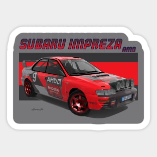 Subaru Impreza GrpA Sticker